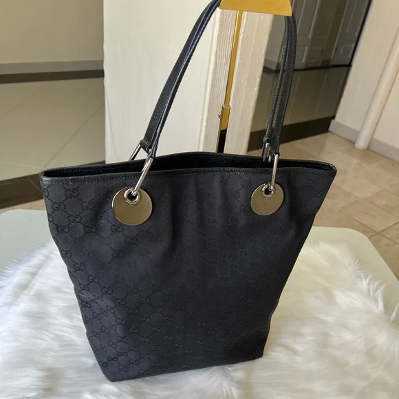 Auth Gucci Tote Bag - Picture 4 of 17
